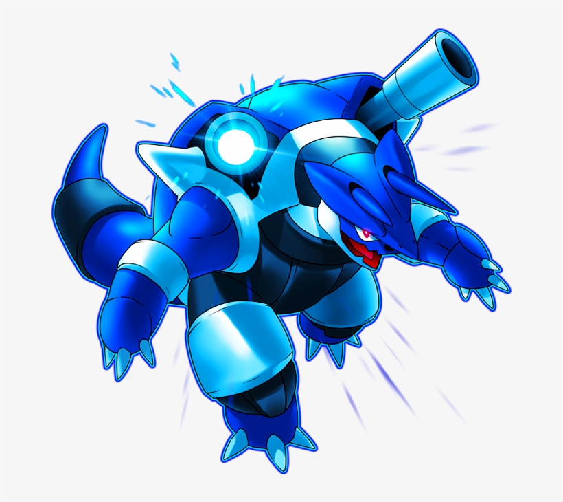 Important Notice Pokemon Shiny-blastoggron Is A Fictional - Pokemon Fusion Blastoise And Aggron, transparent png