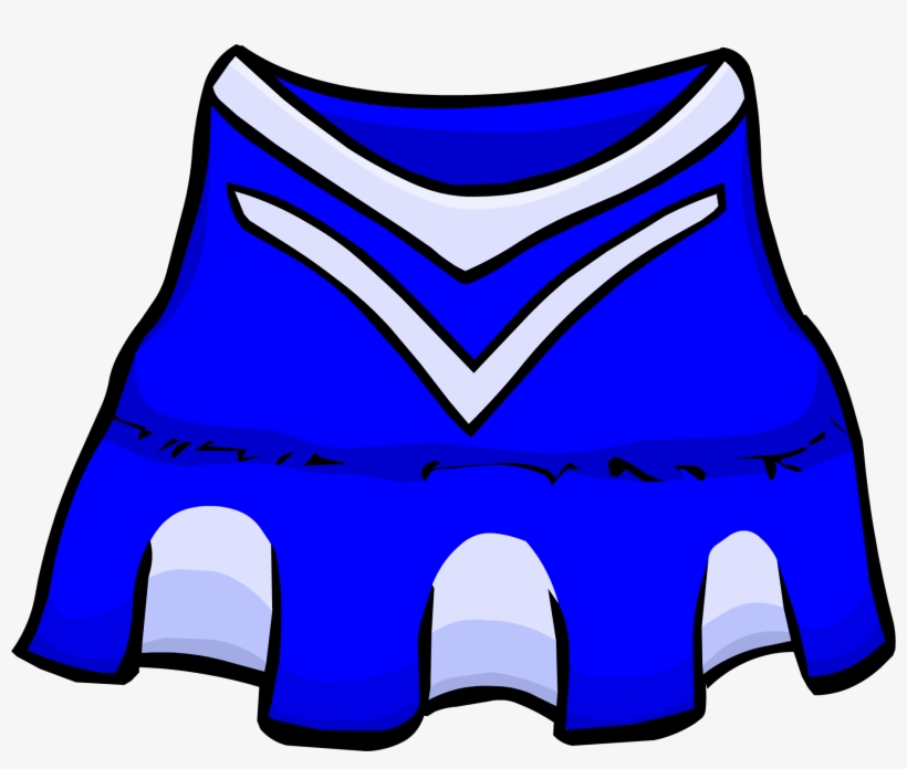 Blue Cheerleader Clothing Icon Id 255 - Club Penguin Cheerleader Outfit, transparent png