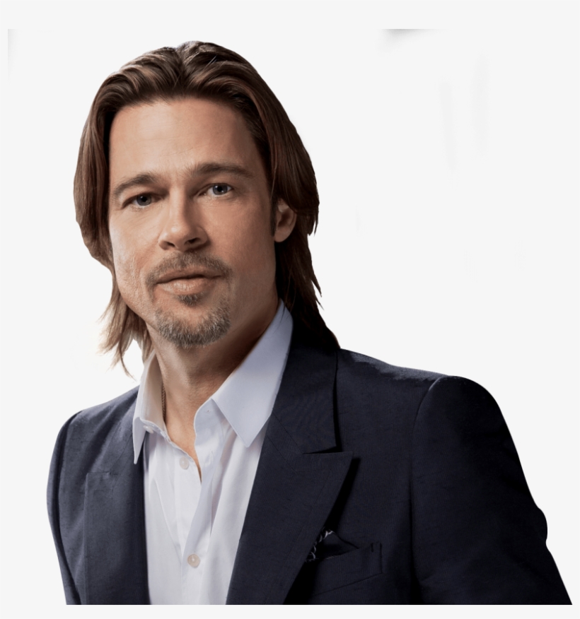 Free Png Brad Pitt Png Images Transparent - Women Long Hair Men Short, transparent png