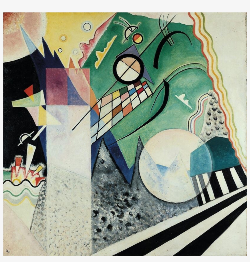 Slideshow Of Visual Art Examples - Green Composition Kandinsky, transparent png