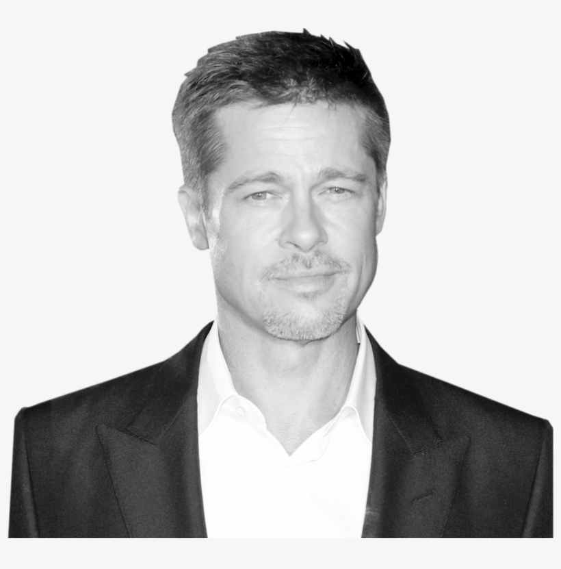 Brad Pitt White Background, transparent png