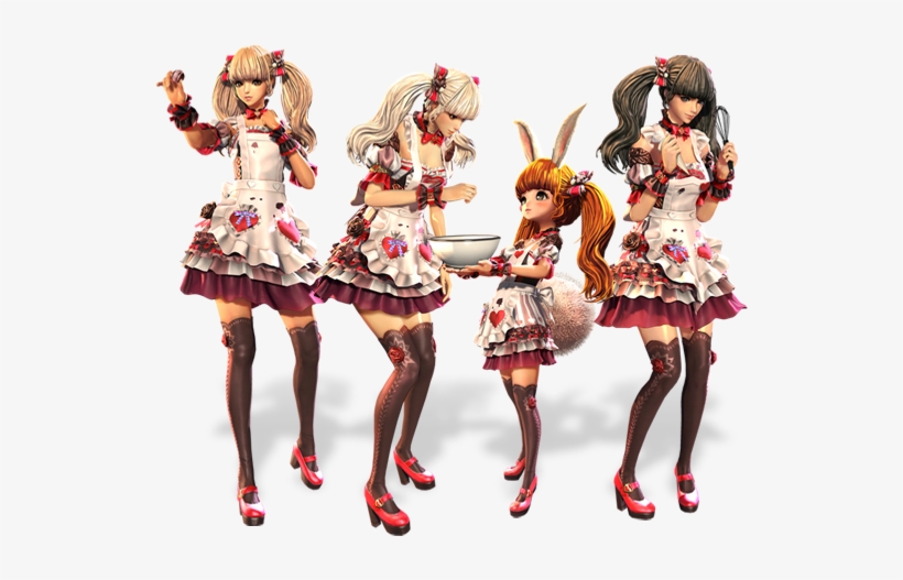 Melt Hearts With New Valentine's Day Costumes Available - Blade And Soul Outfits 2017, transparent png