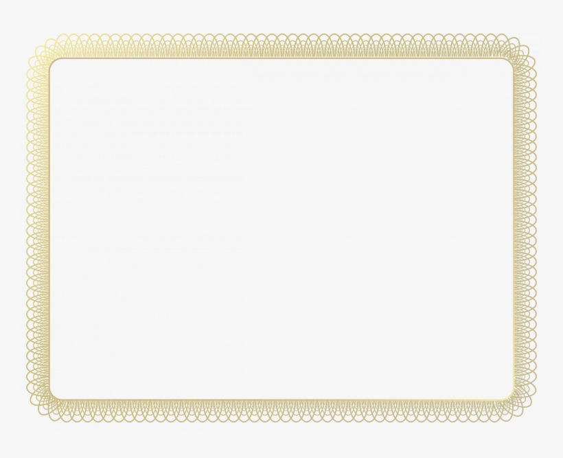 Certificate Borders Png - Platter, transparent png