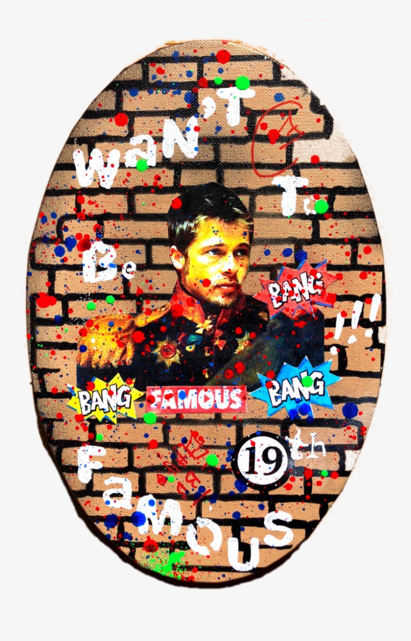 Wan't To Be Famous In The 19 Th Century Brad Pitt - Art, transparent png