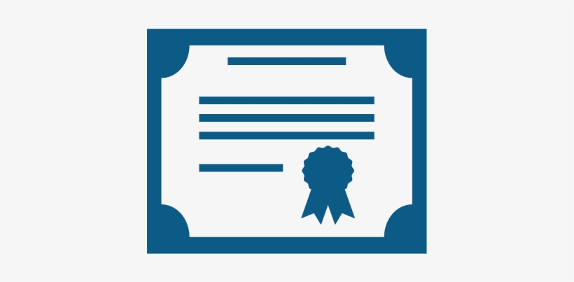 Certificate - Certificate Of Completion Icon, transparent png