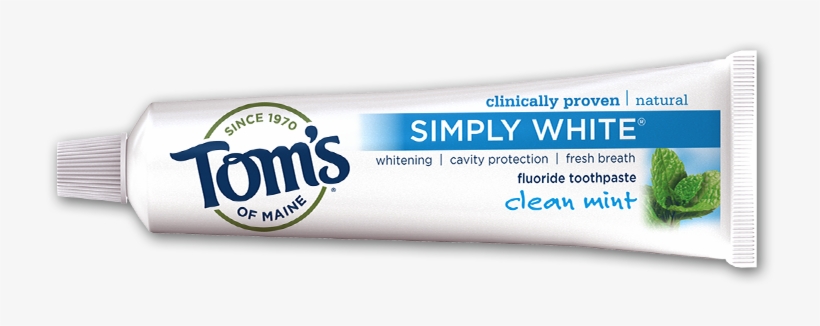 Tom's Of Maine Toothpaste - Toms Of Maine Toothpaste, transparent png