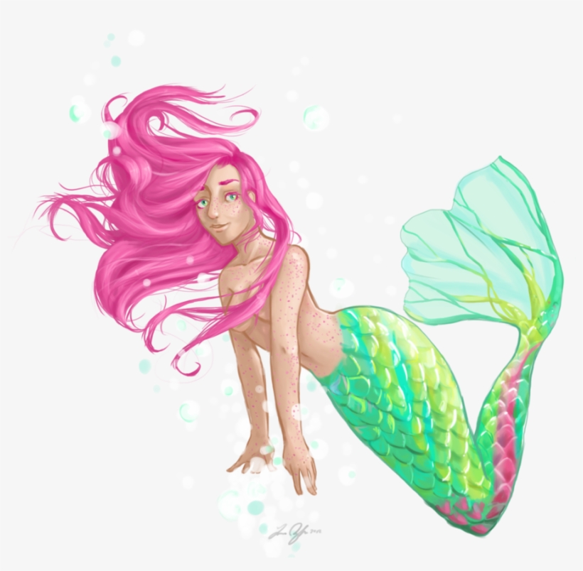 Mermaid Art - Fairy, transparent png
