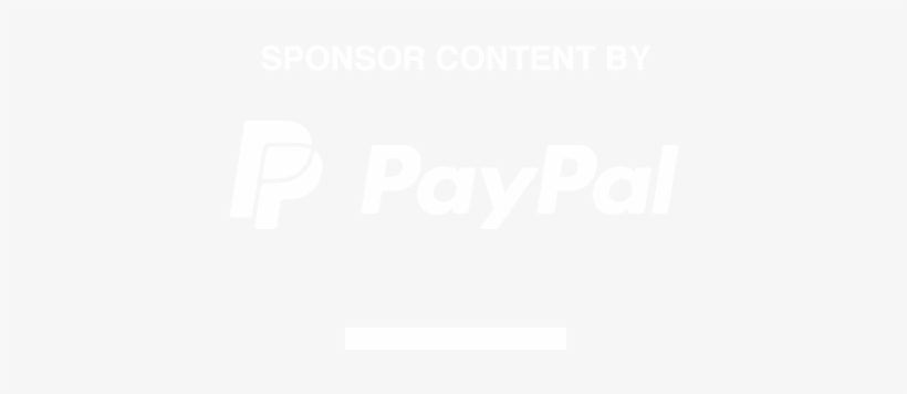Sponsor Content By Paypal - Paypal White Logo Png, transparent png