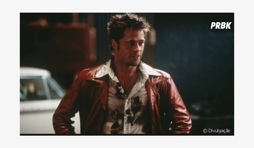 Brad Pitt É O Favorito De Ninguém Menos Que David Fincher, - Mens Leather Jackets In Movies, transparent png