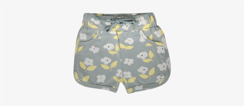 Nature Baby Jenny Shorts In Meadow Blue Mist Print - Infant, transparent png