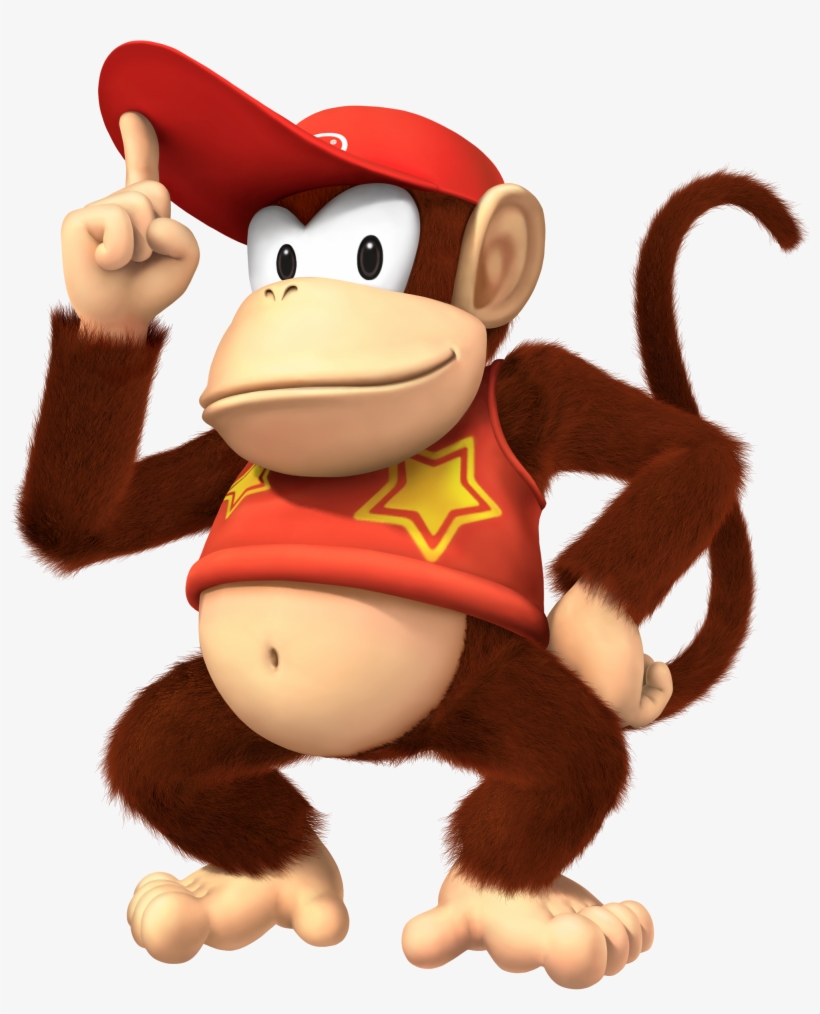 Diddy Kong Diddy Kong Fiestas Pinterest Nintendo Png - Super Mario Diddy Kong, transparent png