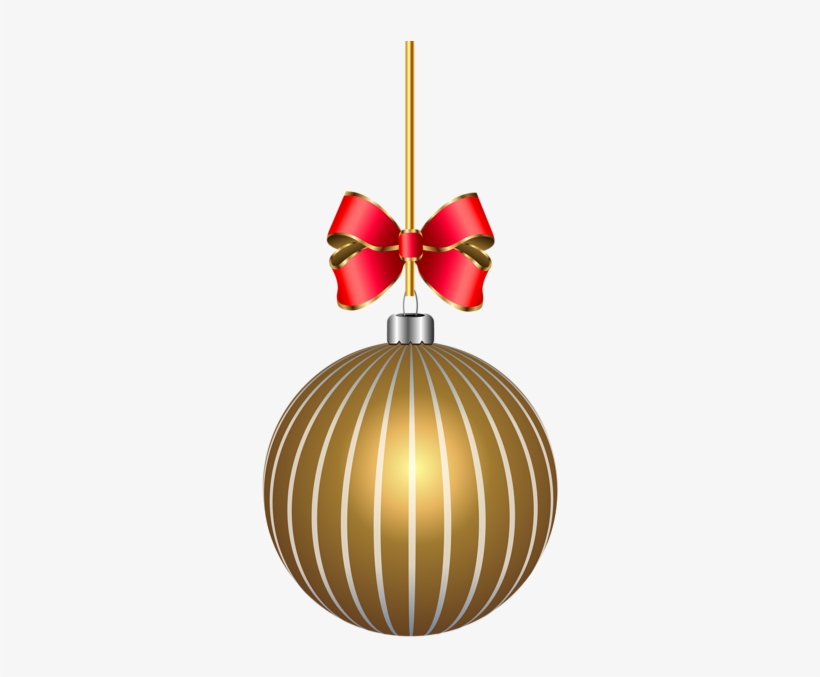 Gold Christmas Ball Transparent Png Clip Art - Christmas Ball Gold Png, transparent png