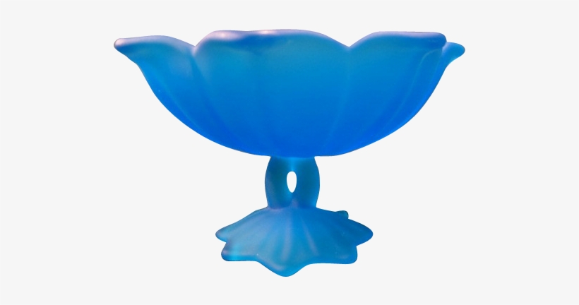 Westmoreland Lotus Blue Mist Compote - Westmoreland Glass Company, transparent png