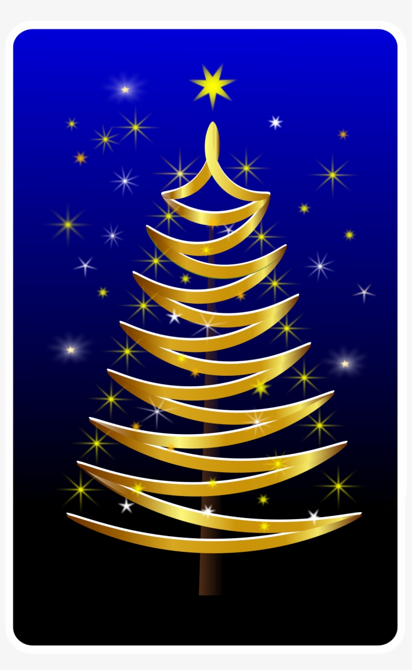 Big Image - Christmas Tree Stylised, transparent png