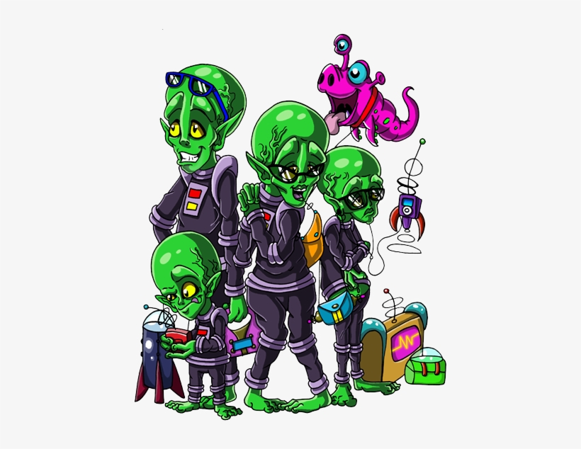 In - Alien Vacation, transparent png