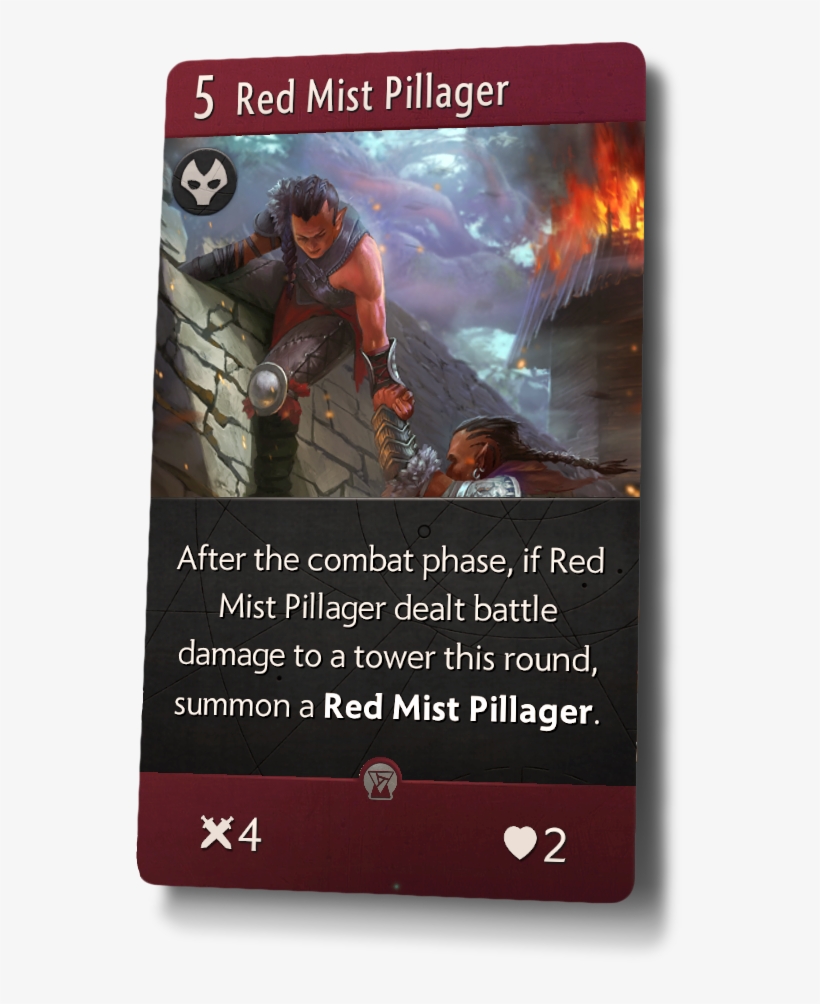Red Mist Pillager, transparent png