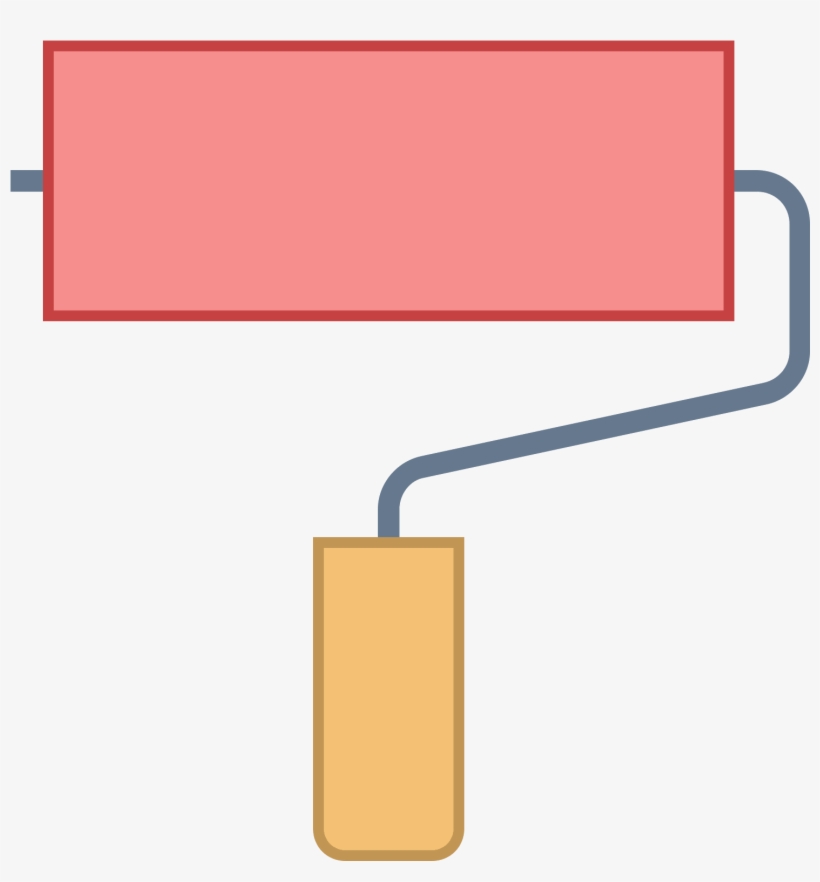 Paint Roller Icon - Paint Roller, transparent png