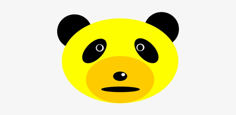 Giant Panda Bear Smiley Computer Drawing - Giant Panda, transparent png