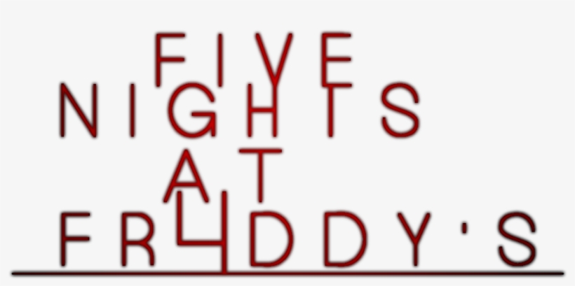 Textfive Nights At Freddy's - Parallel, transparent png