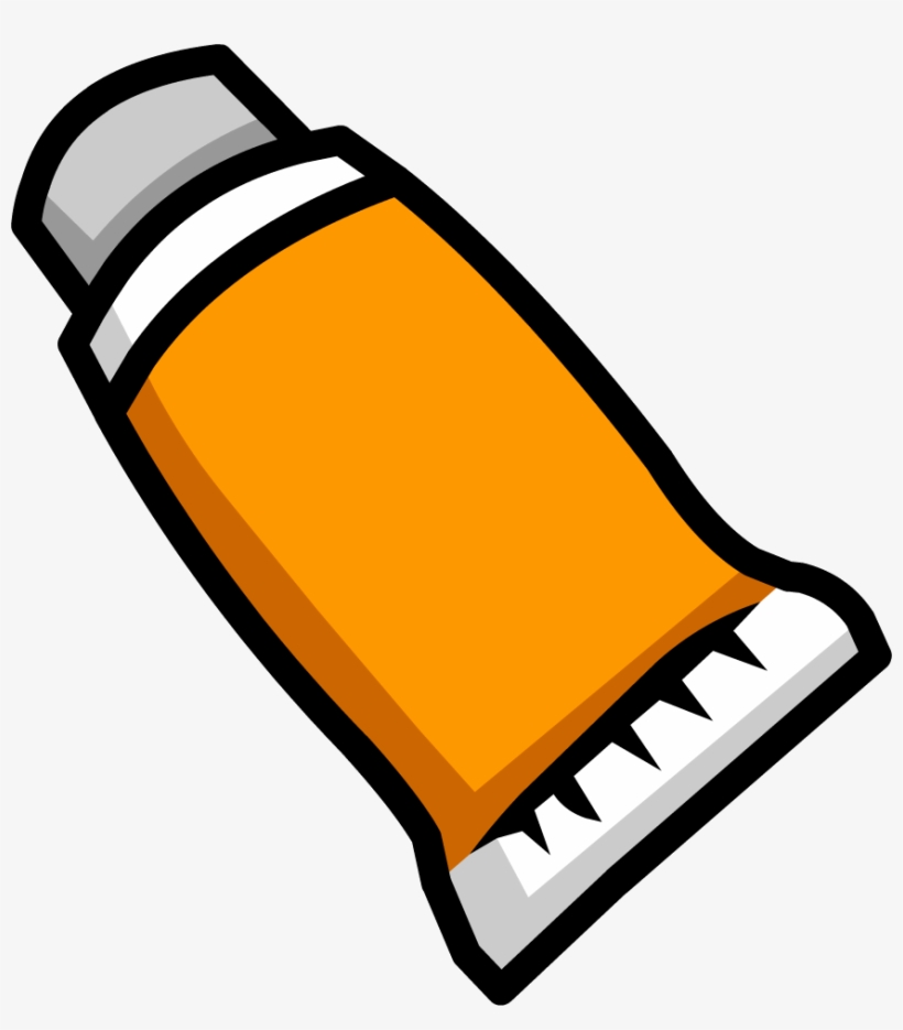 Orange Face Paint Icon Empty - Pink Paint Icon, transparent png