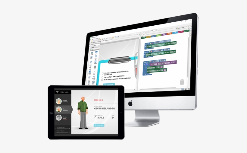 Smartbuilder Authoring Tool On A Mac Monitor - Operating System, transparent png