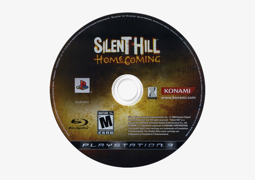 Homecoming Ps3 Disc - Silent Hill Elle Theme, transparent png