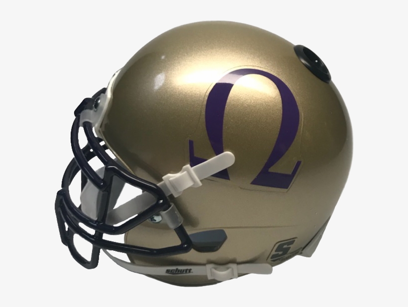 Omega Psi Phi Miniature Football Helmet - American Football, transparent png