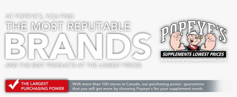 Popeye's Supplements, transparent png
