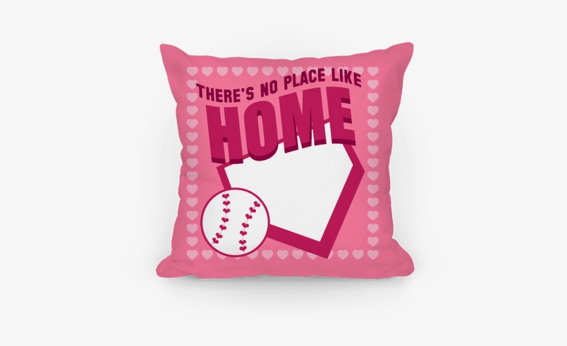 There's No Place Like Home Pillow - Blue, transparent png