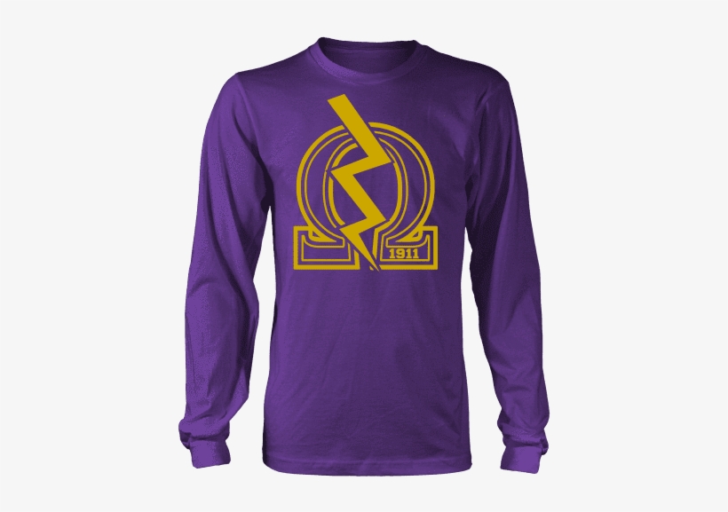 Omega Psi Phi Varsity Bolt - Lets Eat Trash And Get Hit, transparent png