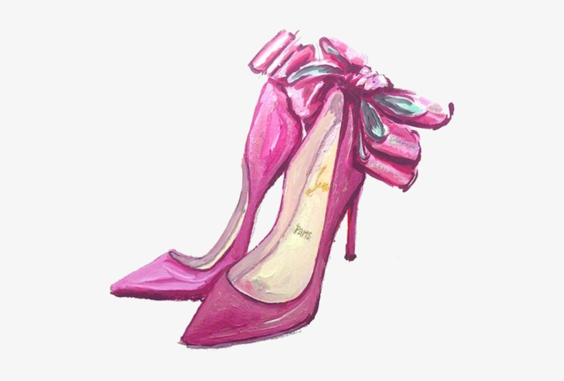 Chaussure - Christian Louboutin Shoes Drawing, transparent png