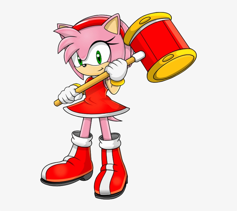 Reply - Amy Rose With Hammer, transparent png