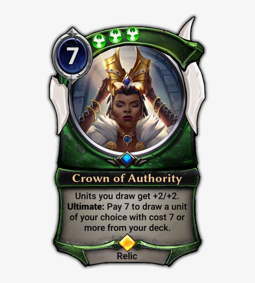 Crown Of Authority - Wisp Eternal Card Game, transparent png