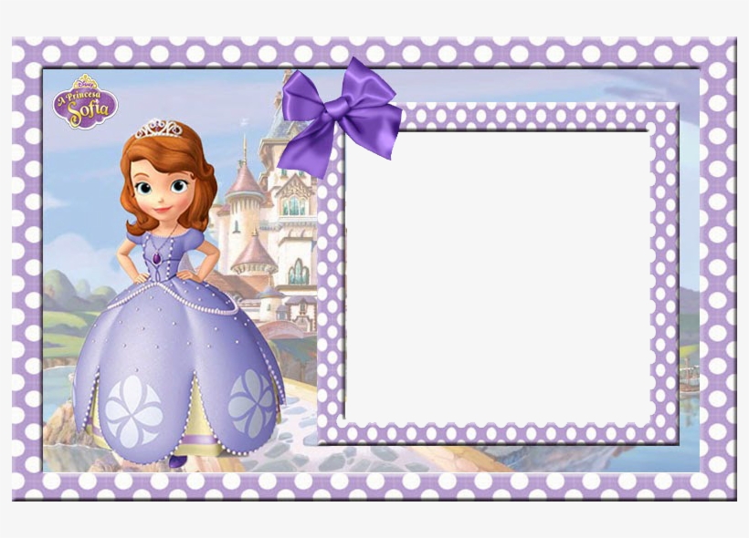 Discover Ideas About Princess Sofia Invitations - Marcos Para Fotos De Princesa Sofia, transparent png