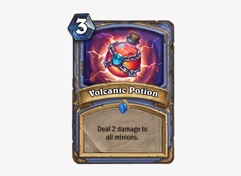 Volcanic-potion - Hearthstone Volcanic Potion, transparent png