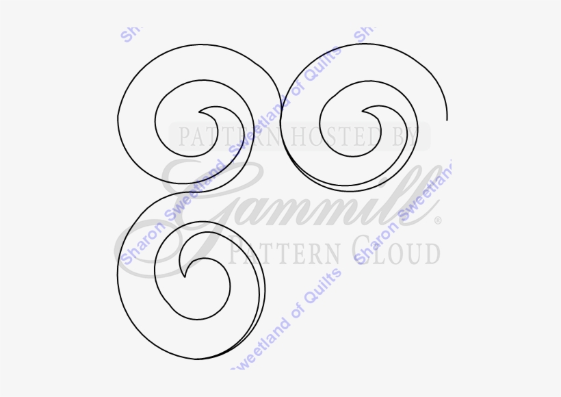 Simple Swirl Corner - Circle, transparent png