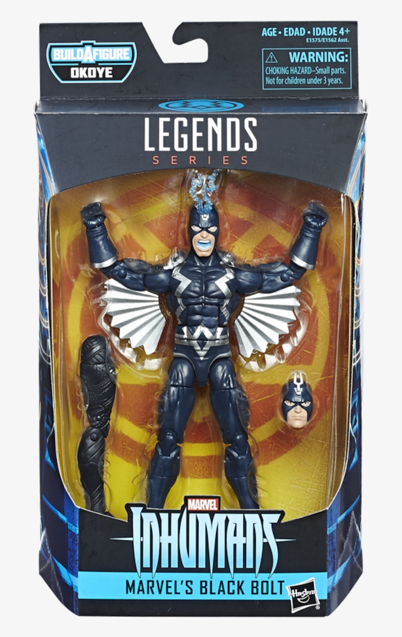13 - Marvel Legends Black Bolt, transparent png
