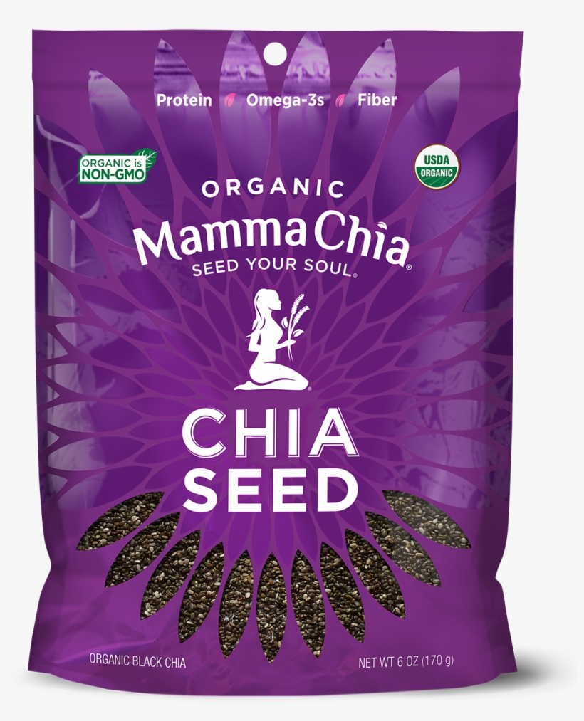 Black Chia Seeds 6 Oz - Mamma Chia Organic Black Chia Seeds (8x6 Oz), transparent png