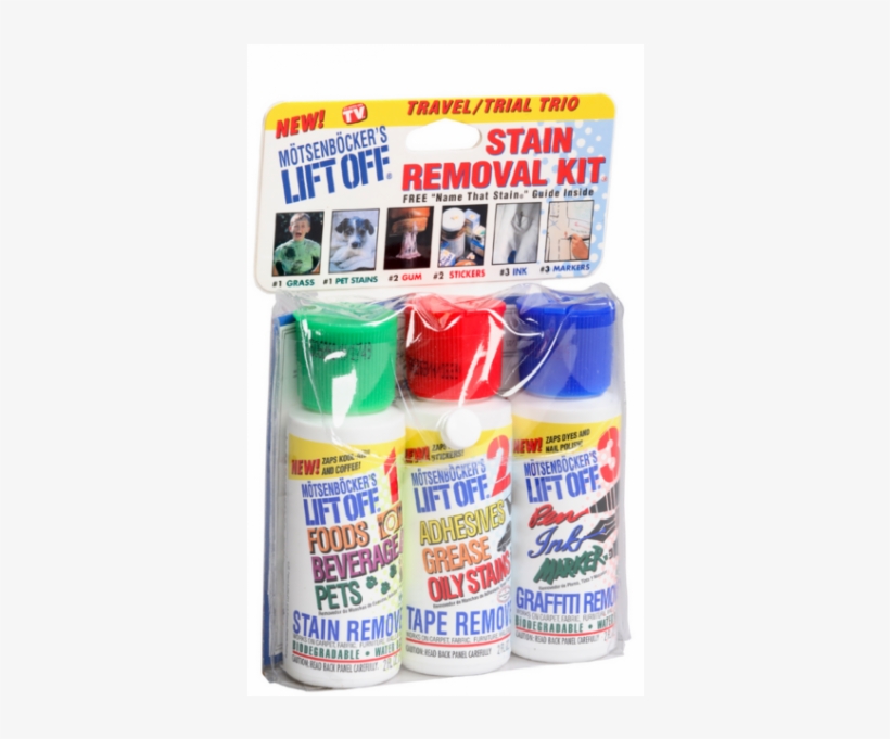 Motsenbocker's Lift Off Stain Removal Travel Size Kit - Motsenbacher Lift Off Travel Size Stain Removal Kit, transparent png
