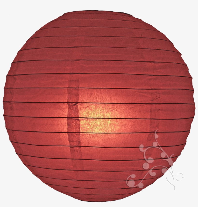 Hanging Paper Lanterns - Lampion Boule Chinoise Bordeaux 50 Cm, transparent png
