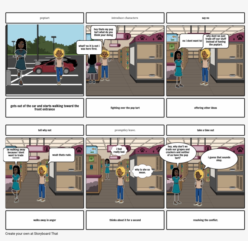 Poptart What No It Is Not I Was Here First - Storyboard, transparent png