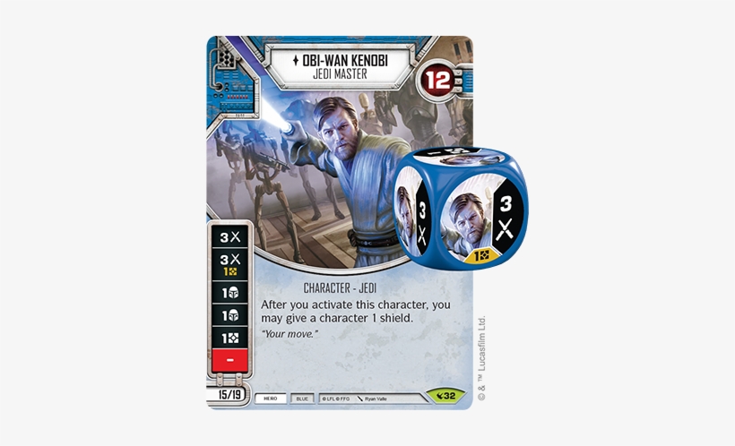Legacies Starter Obi-wan - Star Wars Destiny Legacies, transparent png