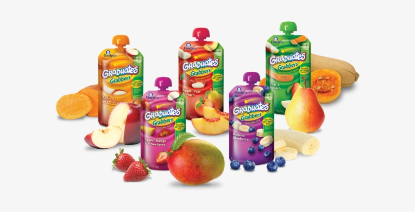 Gerber Graduates Grabbers Apple/sweet Potato, transparent png