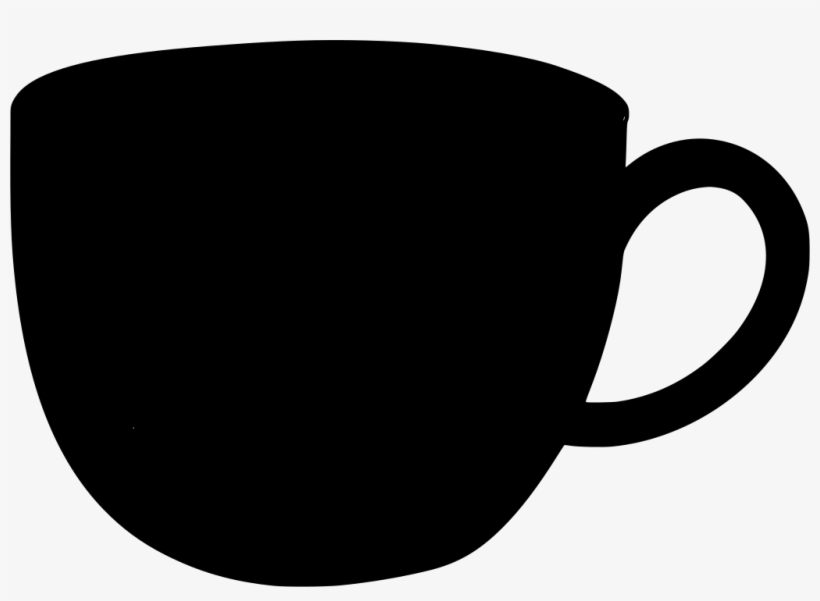 Download Png - Tea Cup Silhouette Vector - 1024x701 PNG Download - PNGkit