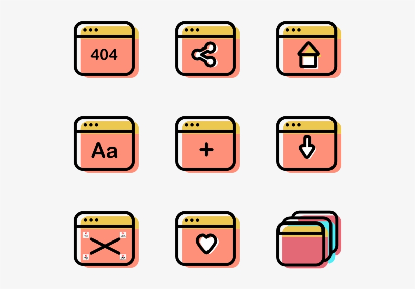 Color Windows Assets - Window Icon Pack - 600x564 PNG Download - PNGkit