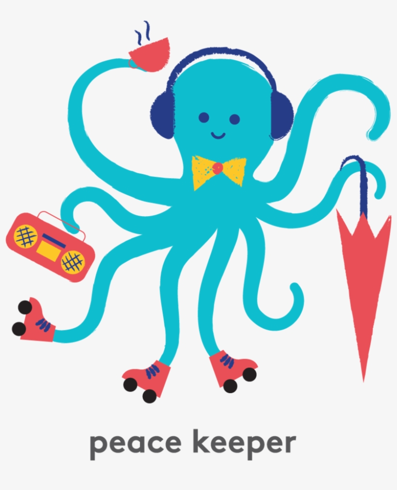Peacekeeper-stibpencils - - Octopus, transparent png