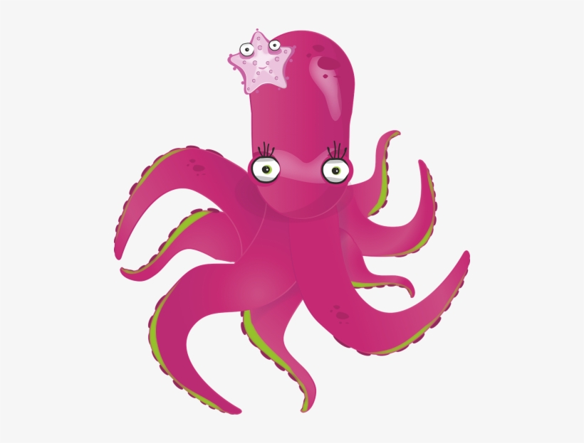 Octopus,pink Octopus,fun Octopus,little Octopus,octopus - Adriana Name Meaning, transparent png