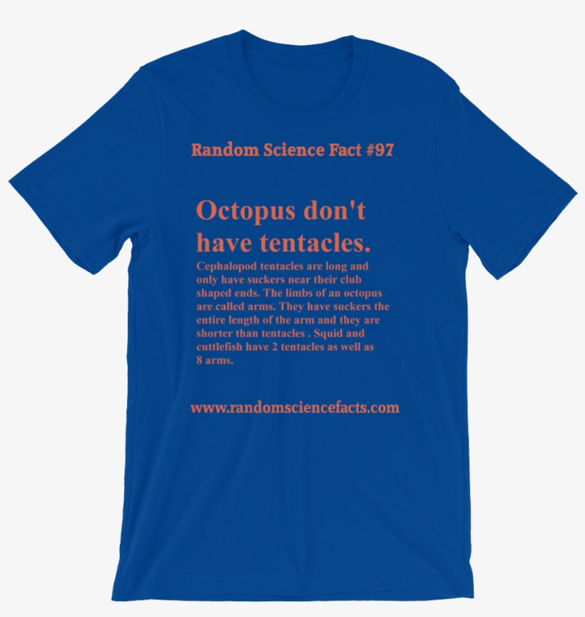 Octopus Don't Have Tentacles T-shirt Random Science - Kopites Are Gobshites Song, transparent png