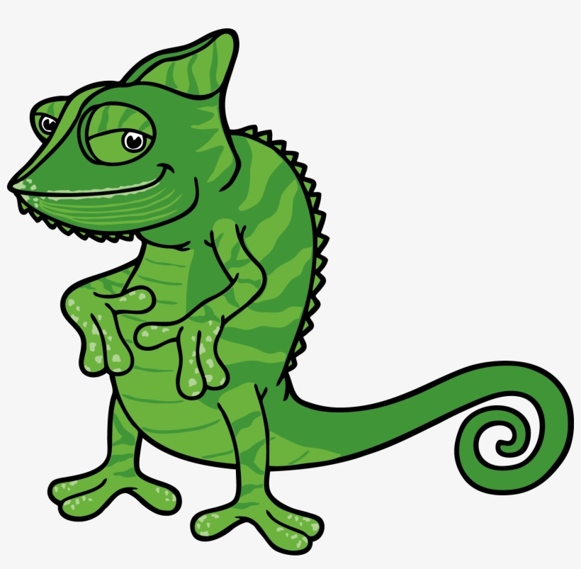 The - Cartoon Chameleon Transparent, transparent png