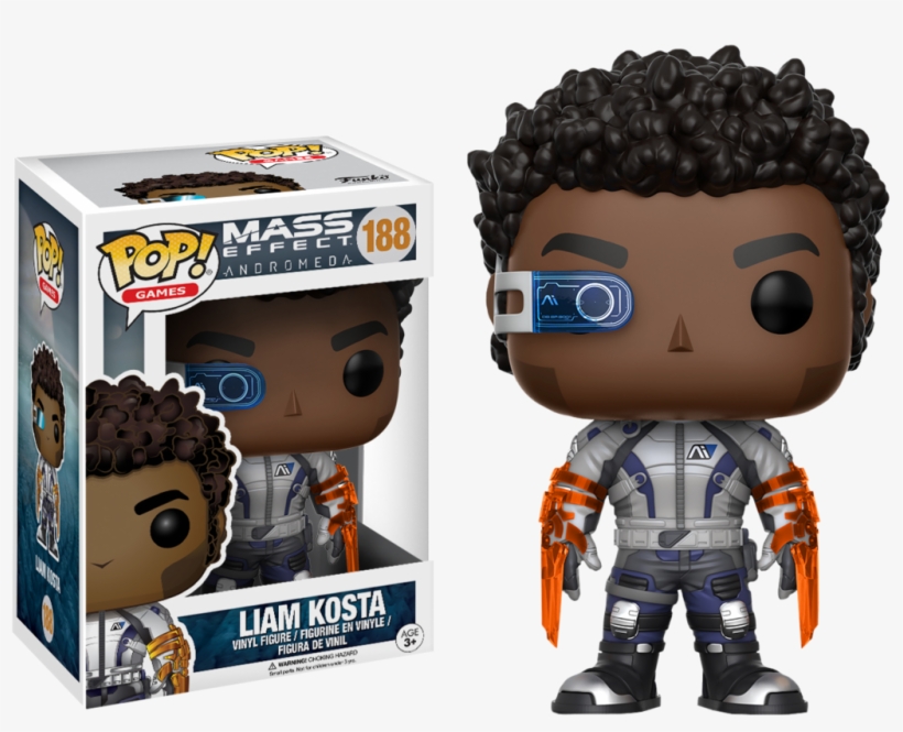 Liam Kosta Pop - Mass Effect Andromeda Funkos, transparent png
